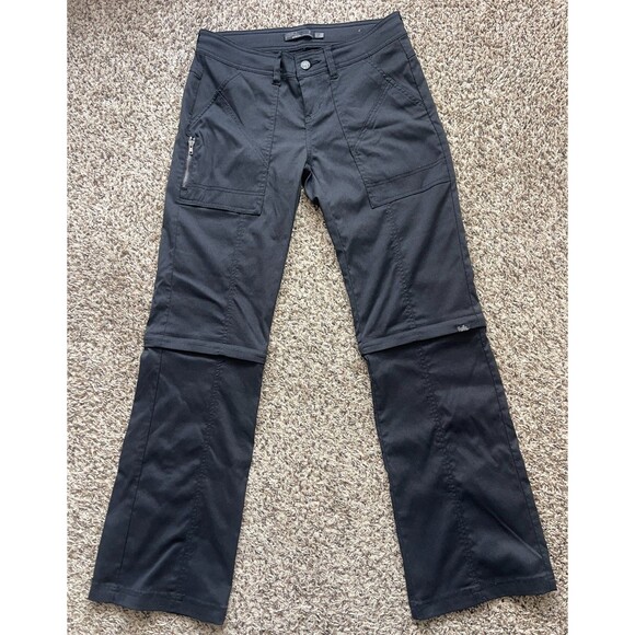 Pants - Prana Monarch Convertible Pants Womens 2 Black Hiking Outdoors W4MORG115